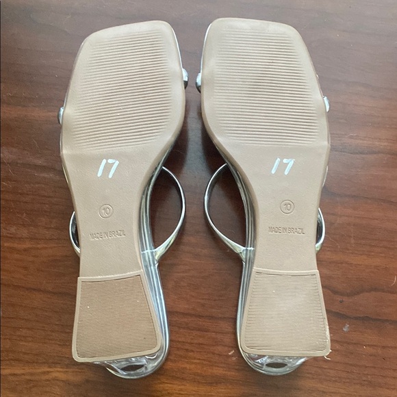 Anne Klein Silver Wedges with Chic Straps - Picture 6 of 6